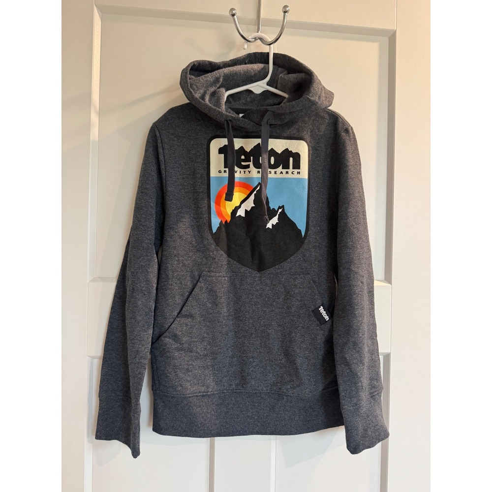 Teton Gravity Research Kids' Gray Pullover Hoodie Sweatshirt